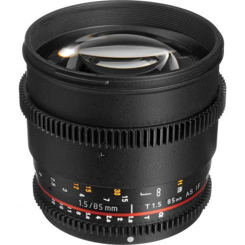 Bower 85mm T1.5 Cine Lens for Sony A - Studio Rush
