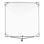 Solid Frame White Silk (4'x 4')