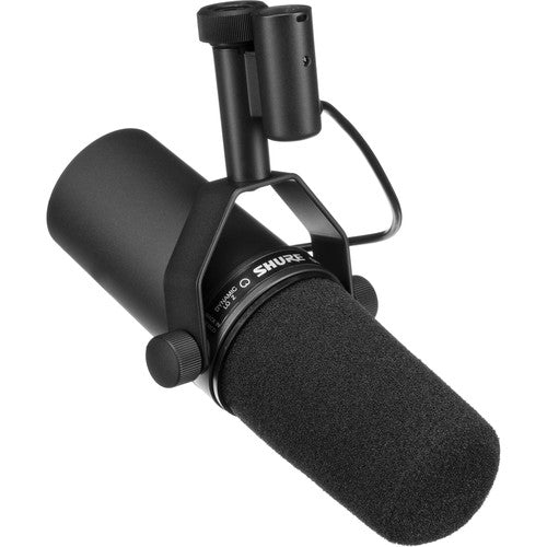 SHURE / SM7B / Microphone dynamique cardioïde de studio pour la voix avec  courbe de réponse commutable. – DRUMMOND MUSIQUE – Votre magasin de musique